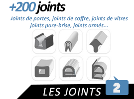 Joints Auto : Joints de portes, vitres, coffres, finitions... 