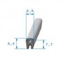 Joint armature métallique avec pince pvc armé - 6x9mm