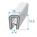 Joint à armature métallique avec pince en pvc armé