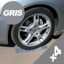 Tyreguard : Cales de protection argent pour pneumatiques de v&eacute;hicules