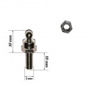 Bouton Tenax mâle - 5x10mm