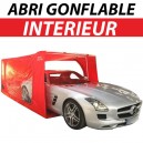 CARCOON VELOCE - Abri de protection gonflable &agrave; armature pour prot&eacute;ger vos voitures en int&eacute;rieur