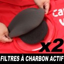 Filtres &agrave; charbon actif pour abris gonflables Carcoon