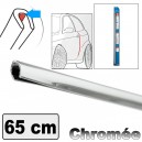 Bande adh&eacute;sive chrom&eacute;e prot&egrave;ge porte 65cm