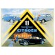 Plaque métal 30x40 avec relief - Citroen 11 traction avant