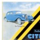 Plaque métal 30x40 avec relief - Citroen 11 traction avant
