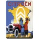 Plaque métal 30x40 plate - Citroen Carte de France
