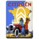 Plaque métal 15x21 cm - Citroen Carte de France