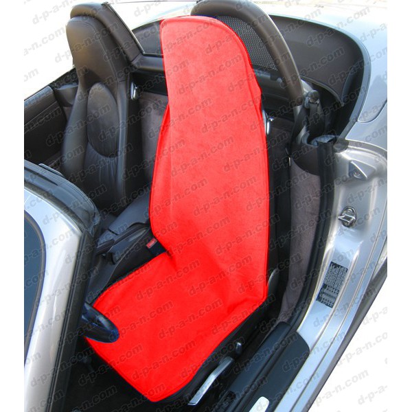 Juste de siège de voiture en fibre de polyester, housse de siège en tissu à  degré