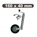 Roue Jockey Remorque 160 x 40mm