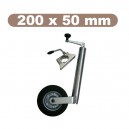 Roue Jockey Remorque 200 x 50mm