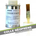 Colle neoprene professionnelle liquide 250ml avec pinceau