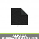 Toile Alpaga Sonnenland pour capote noire - sous face noire