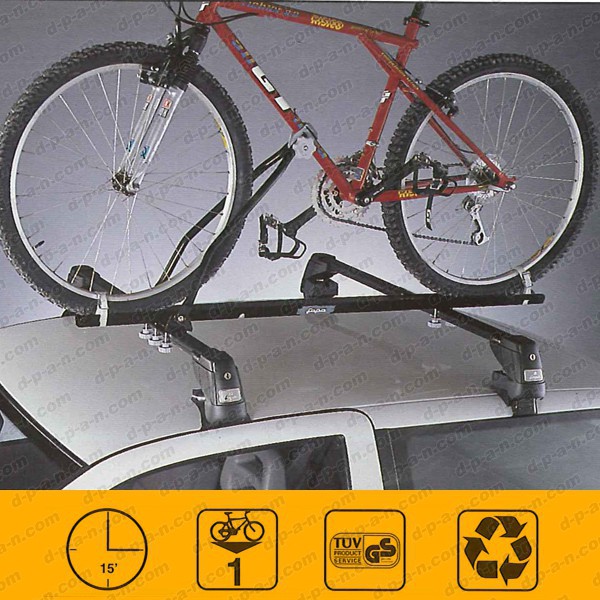 Porte velo pour barre de toit, 1 velo, facile à installer, sangle fixation  - Provence Outillage