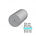 Rondin caoutchouc cellulaire souple - Ø12 mm