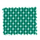 Tissus étoiles vert en 140 cm
