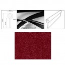 Passepoil simili rouge grain fin autoextensible (ref 23140/01)