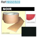 Bordure de moquette en simili grain fin Noir