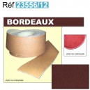 Bordure de moquette en simili grain fin Bordeaux