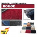 Moquette auto en laine tuftée Rouge