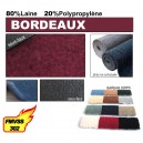 Moquette auto en laine tuftée Bordeaux