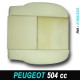 Mousse pour assise de siège de véhicule Peugeot 504 cc(GTI, CTI, XS)
