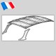 Ciel de toit pour hard top de Renault Floride - Fabrication Française