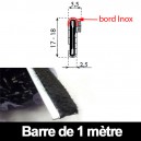 Lèche-vitre intérieur ou extérieur - 2.5x18mm