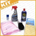 Kit hivernage voiture avant pose de bache de protection auto