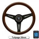 Volant Nardi bois acajou - Classic Line années 70 (5061.XX.2000)