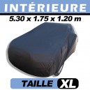 Housse voiture garage, protection intérieure finition velours CoverIn' - XL