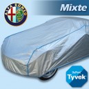 Housse de protection voiture Alfa Romeo, bache Tyvek pour une protection à l'extérieur ou à l'intérieur