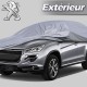 Housse de protection voiture Peugeot, bache "ExternResist" pour une protection à l'extérieur
