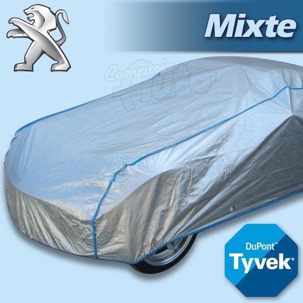 Housse/Bâche de protection Tyvek mixte pour autos Peugeot (106, 108