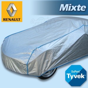 Demi-bâche protection Renault Clio 5 - demi-housse Tyvek® DuPont™ : usage  mixte