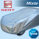 Housse de protection voiture Seat, bache Tyvek pour une protection à l'extérieur ou à l'intérieur