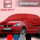 Housse de protection voiture Seat, bache Coverlux pour une protection à l'intérieur