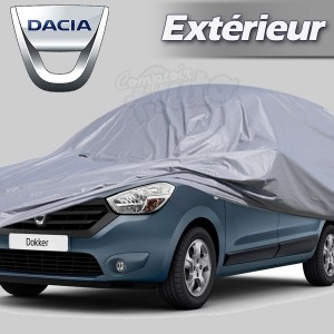 Bâche protection Dacia Sandero I - Housse Jersey Coverlux© : usage garage