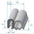 Joint porte armé (22x12mm)