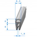Joint coffre noir 8.3x9mm
