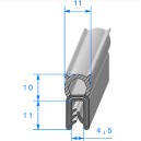 Joint coffre noir 11x11mm