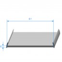 Joint de calage pour lame de suspension 61x2mm