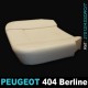 Mousse assise avant droite Peugeot 404 Berline