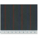 Tissu Renault Tissu Velours Rayé Cendre Bleu Rouge