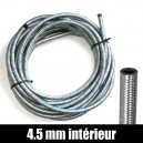 Durite carburant (tressage métal- Ø 4.5mm intérieur) 