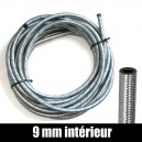 Durite carburant (tressage métal- Ø 9mm intérieur) 