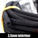 Durite de dégazage (tressage tissu - Ø 3.5mm intérieur)