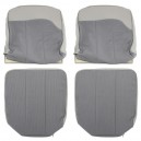 Garnitures de sièges avant et banquette arrière en tissu et simili cuir pour Peugeot 203 berline