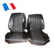 Coiffes sièges avants et banquette arrière noirs cannés pour Peugeot 304 Cabriolet