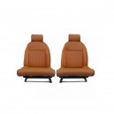 Garnitures de sièges avant avec appui tête simili cuir pour Triumph Spitfire MK4 et 1500